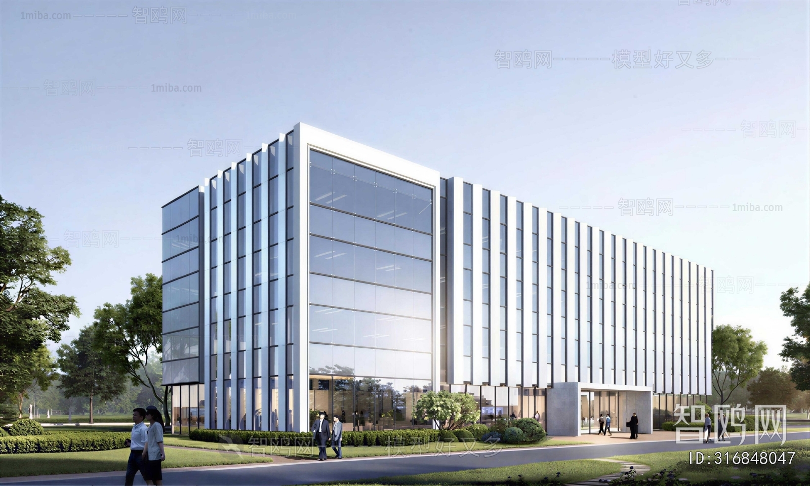 Modern Appearance Of Commercial Building
