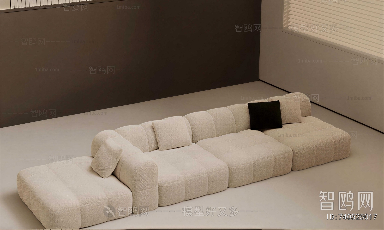Modern Multi Person Sofa