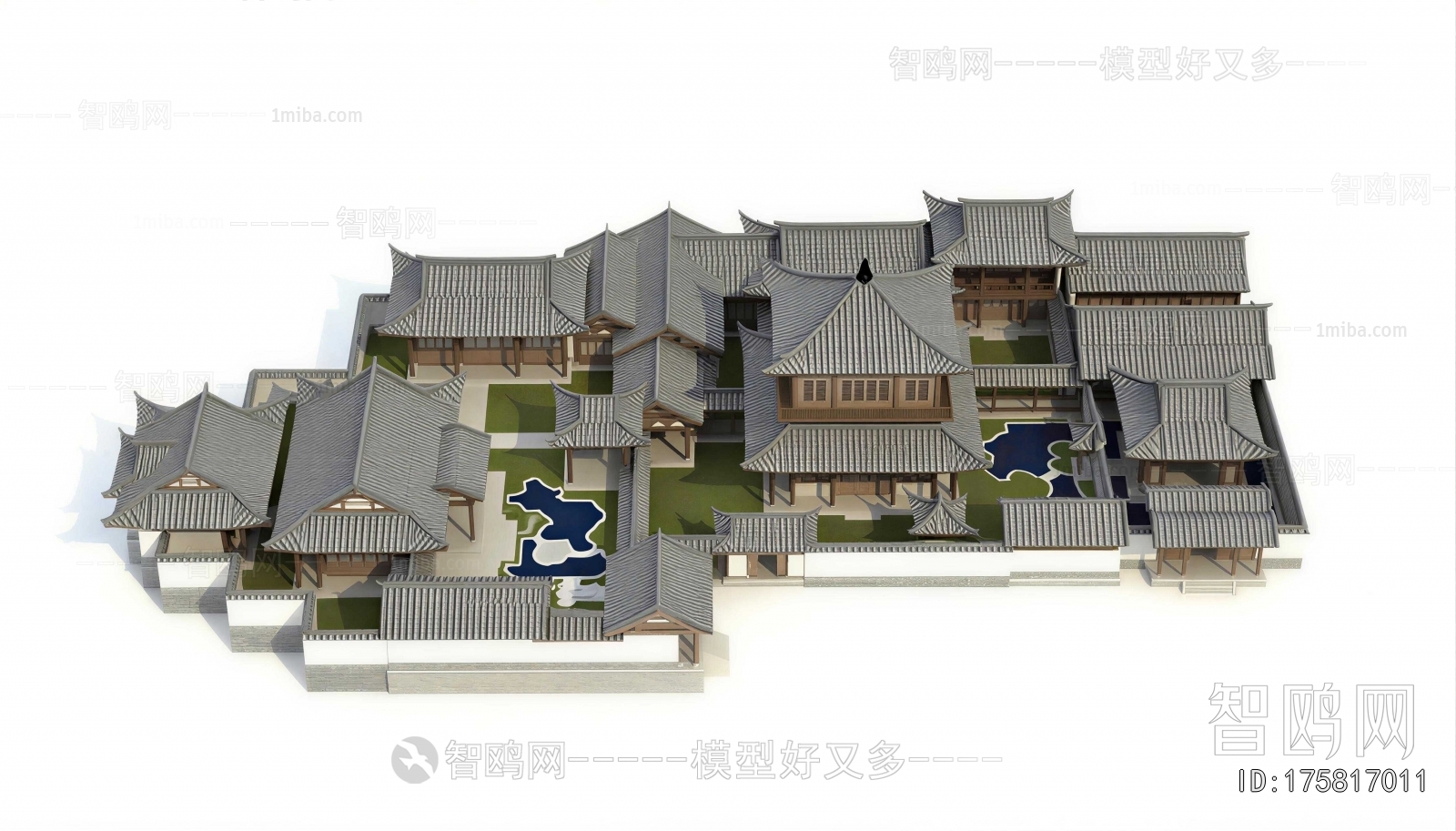Chinese Style Ancient Architectural Buildings