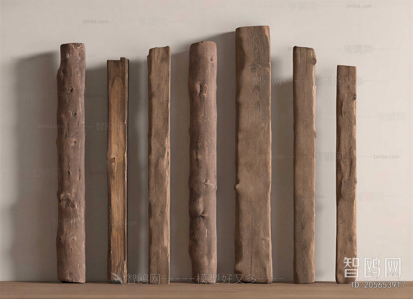 Wabi-sabi Style Column