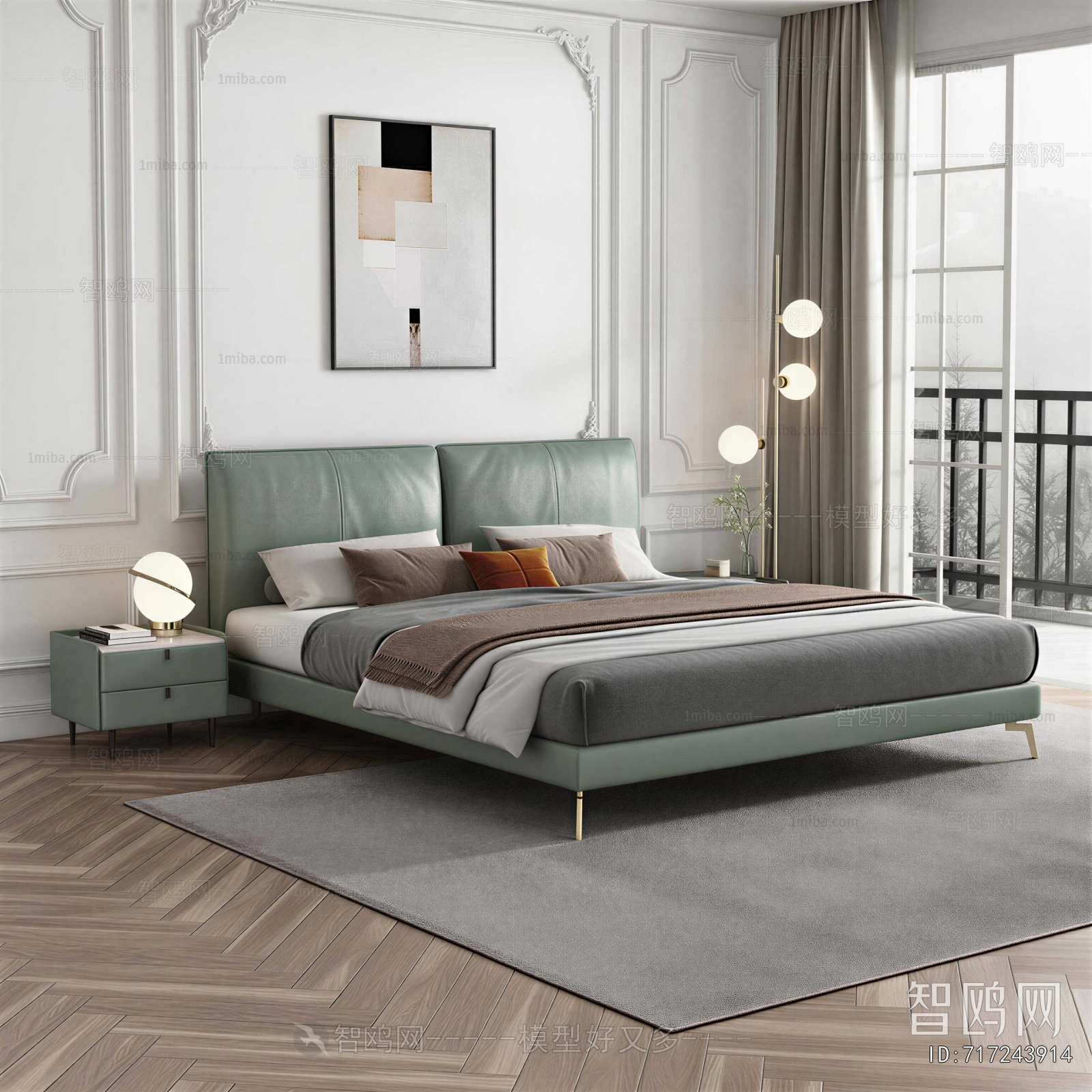Modern Double Bed