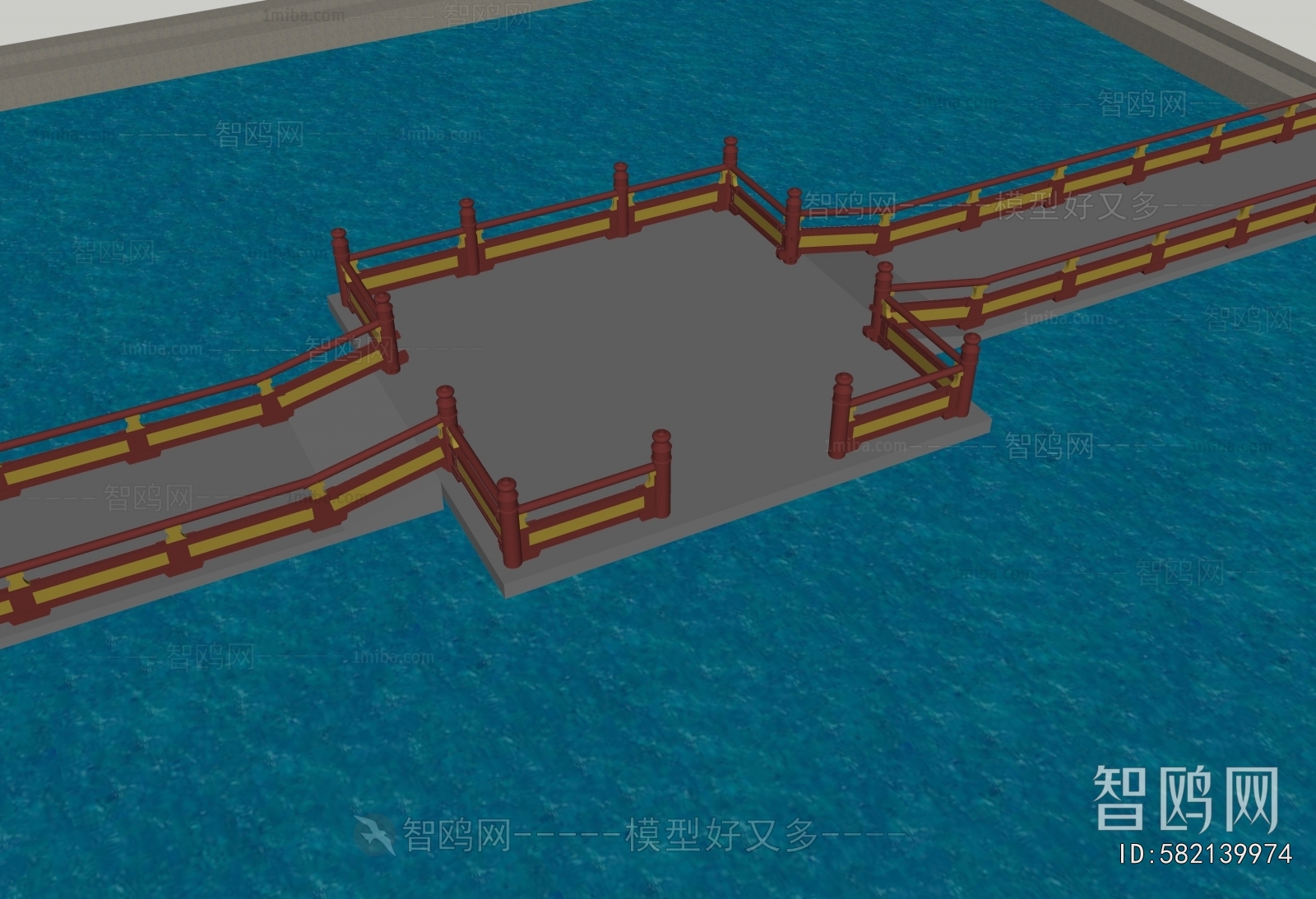 New Chinese Style Ancient Architectural Buildings