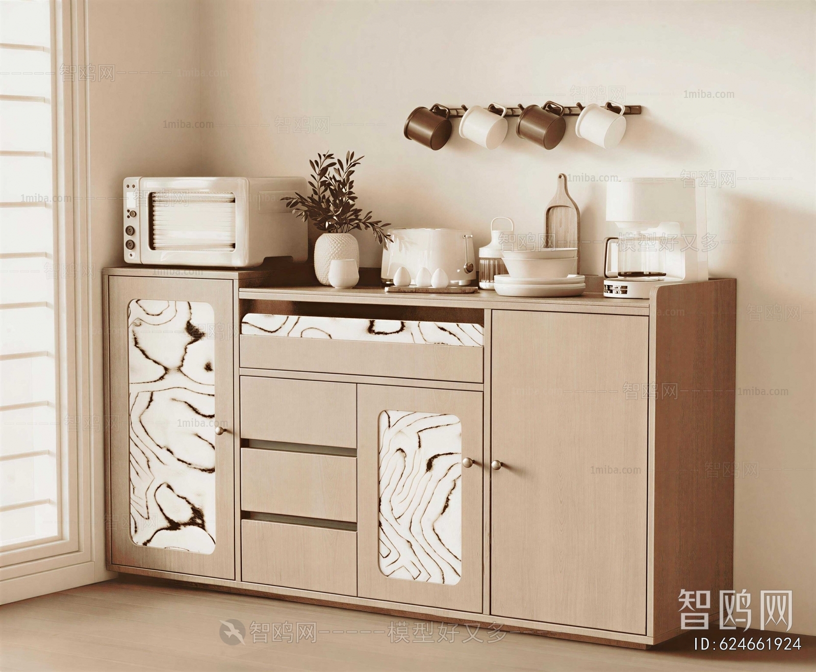 Wabi-sabi Style Sideboard