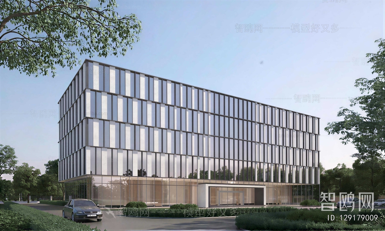 Modern Appearance Of Commercial Building