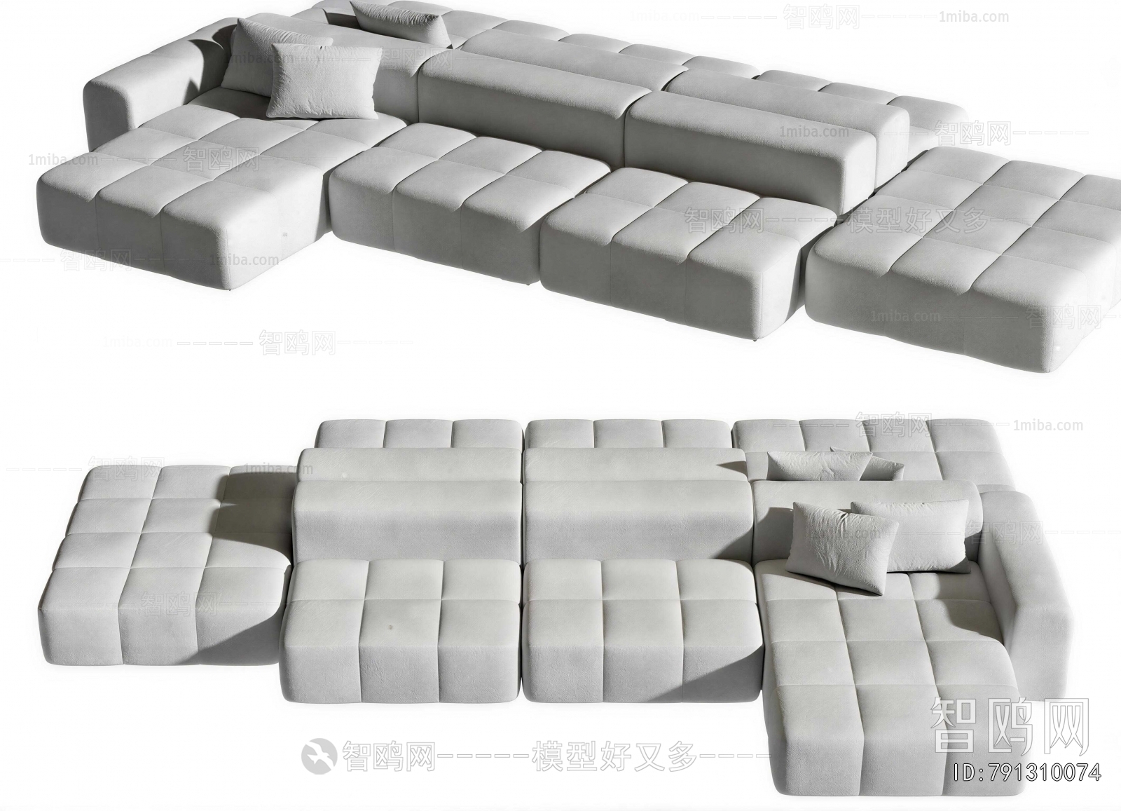 Modern Multi Person Sofa