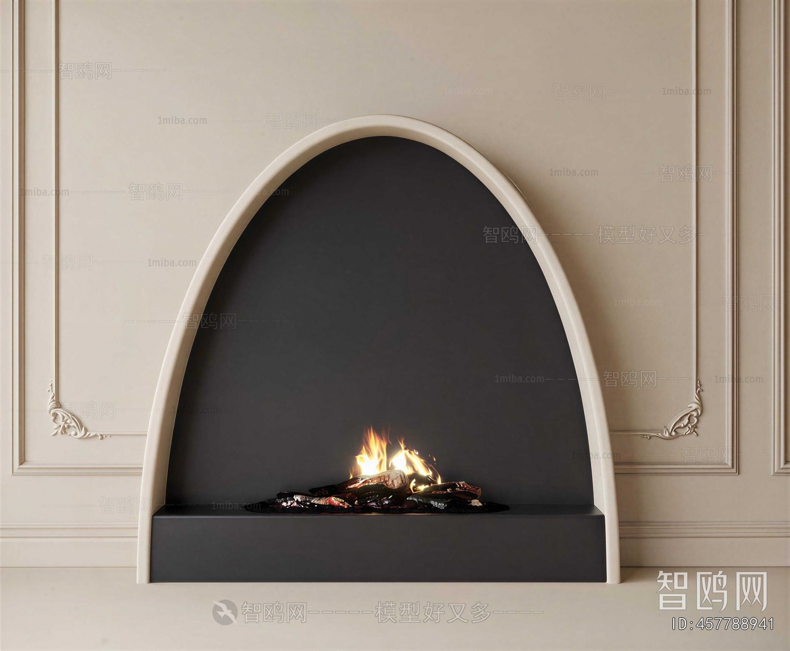 French Style Fireplace
