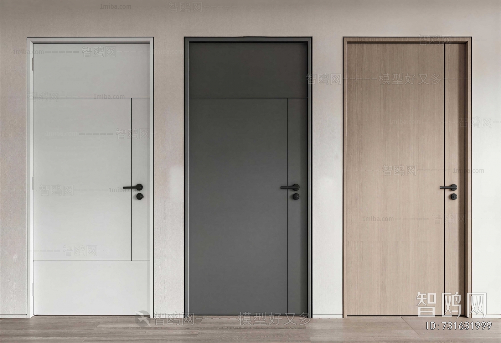 Modern Single Door