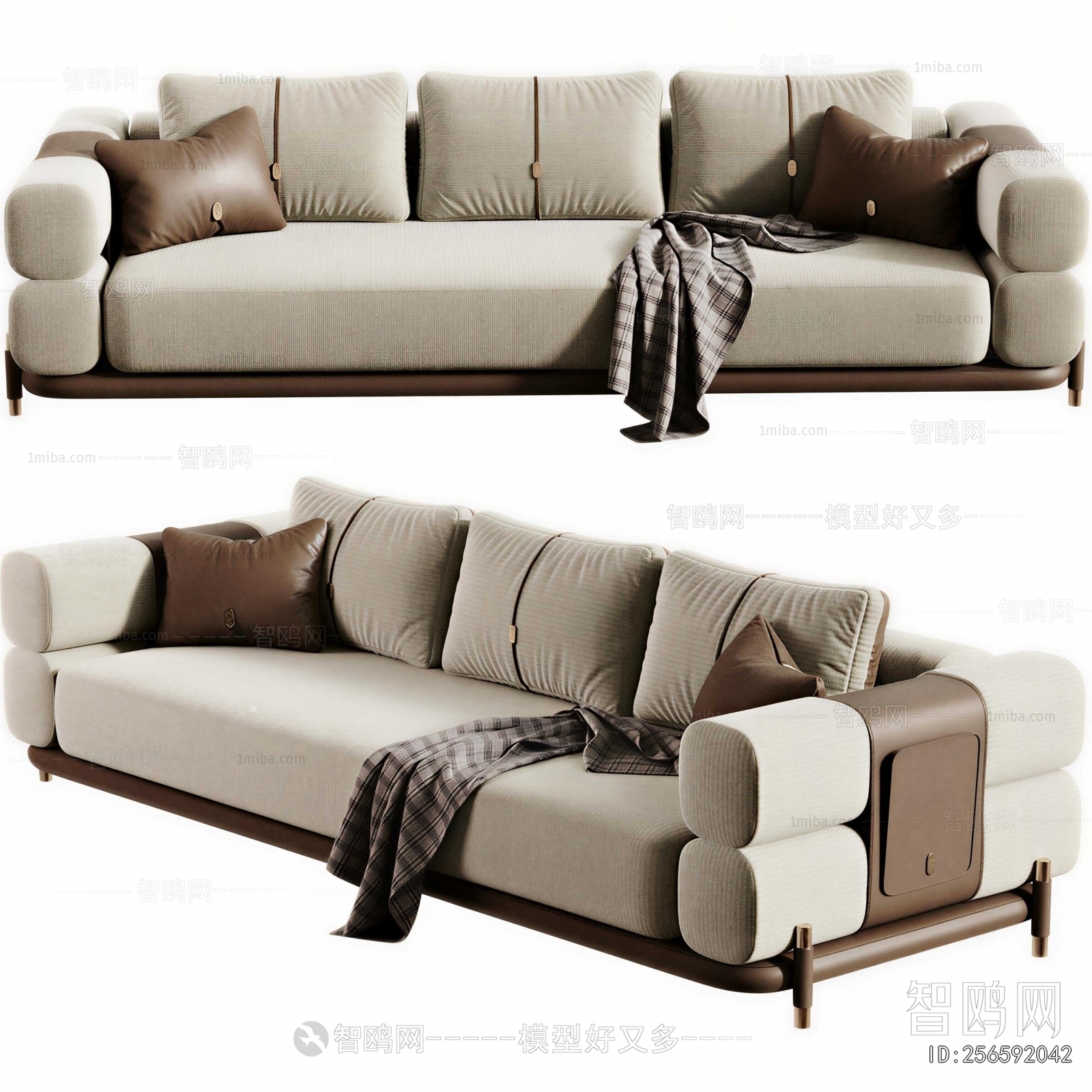 New Chinese Style Multi Person Sofa