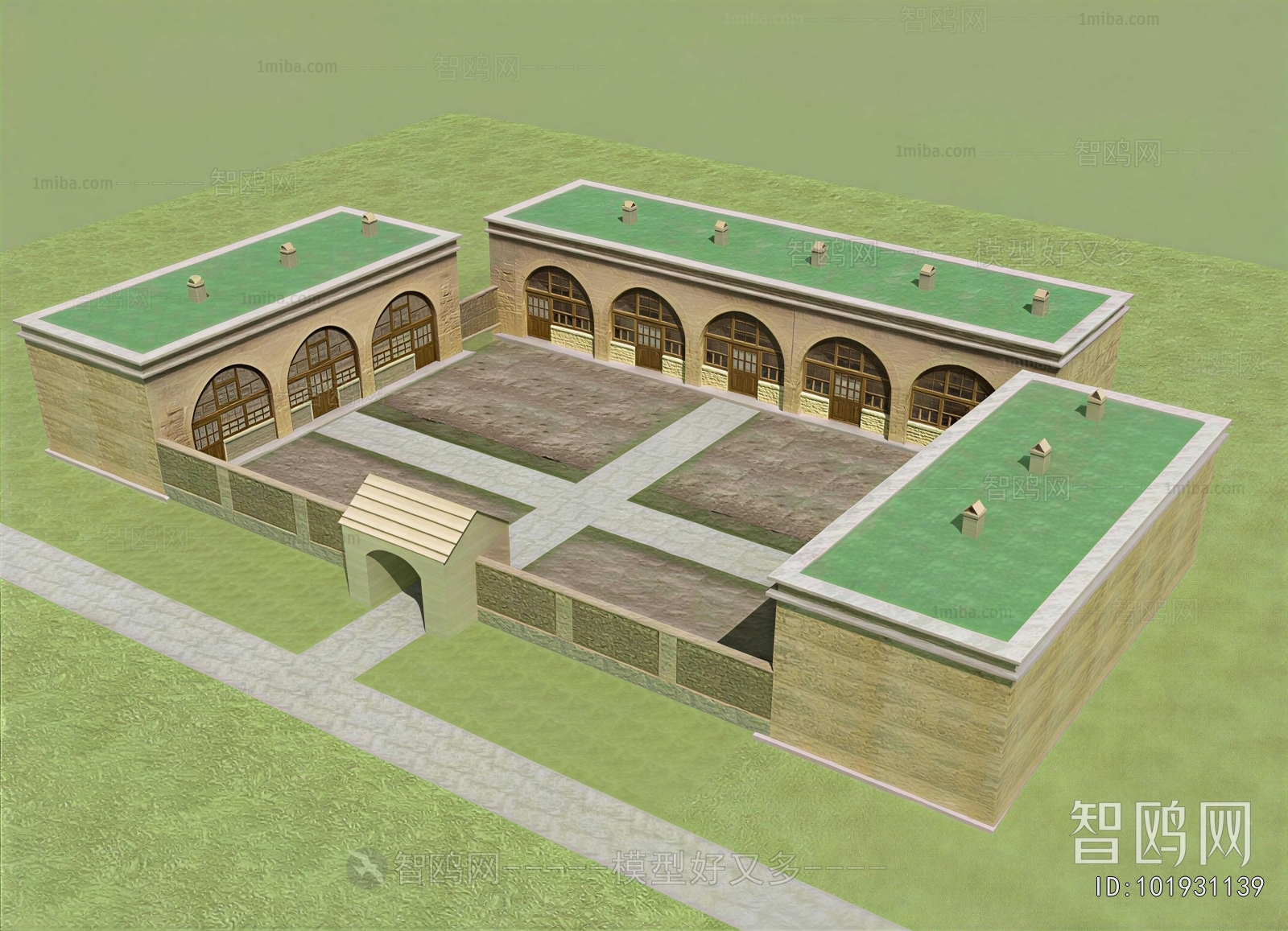 New Chinese Style Courtyard/landscape