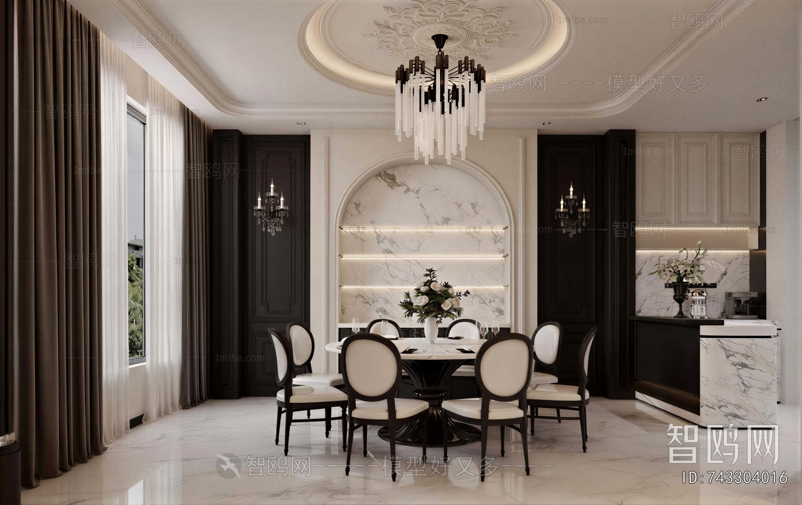 French Style Dining Room