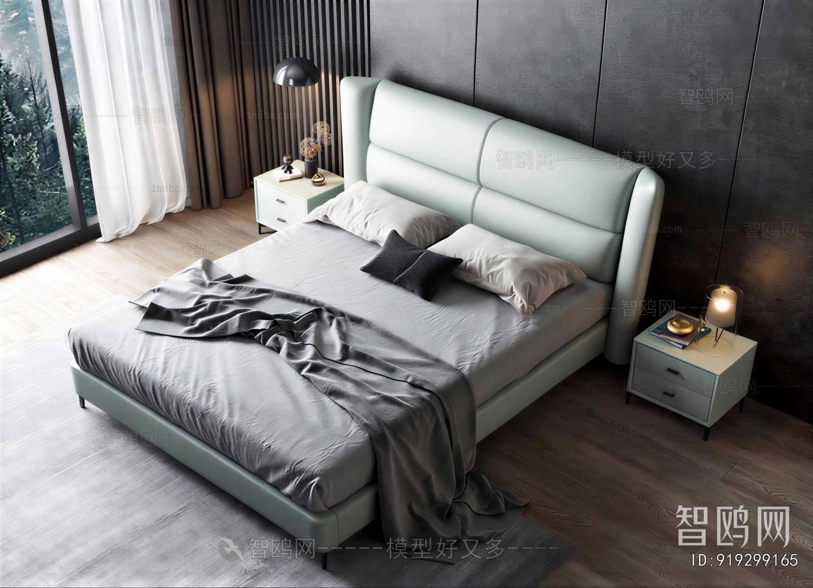 Modern Double Bed