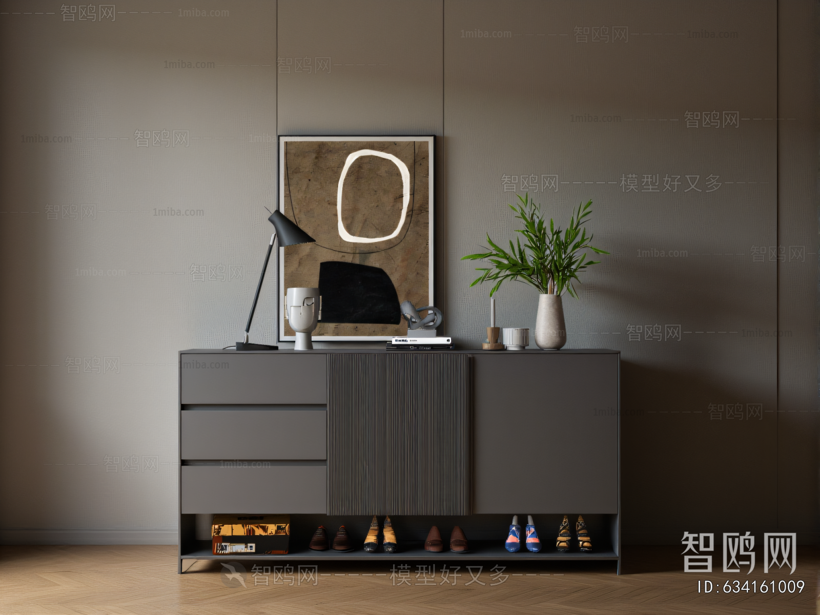 Modern Shoe Cabinet