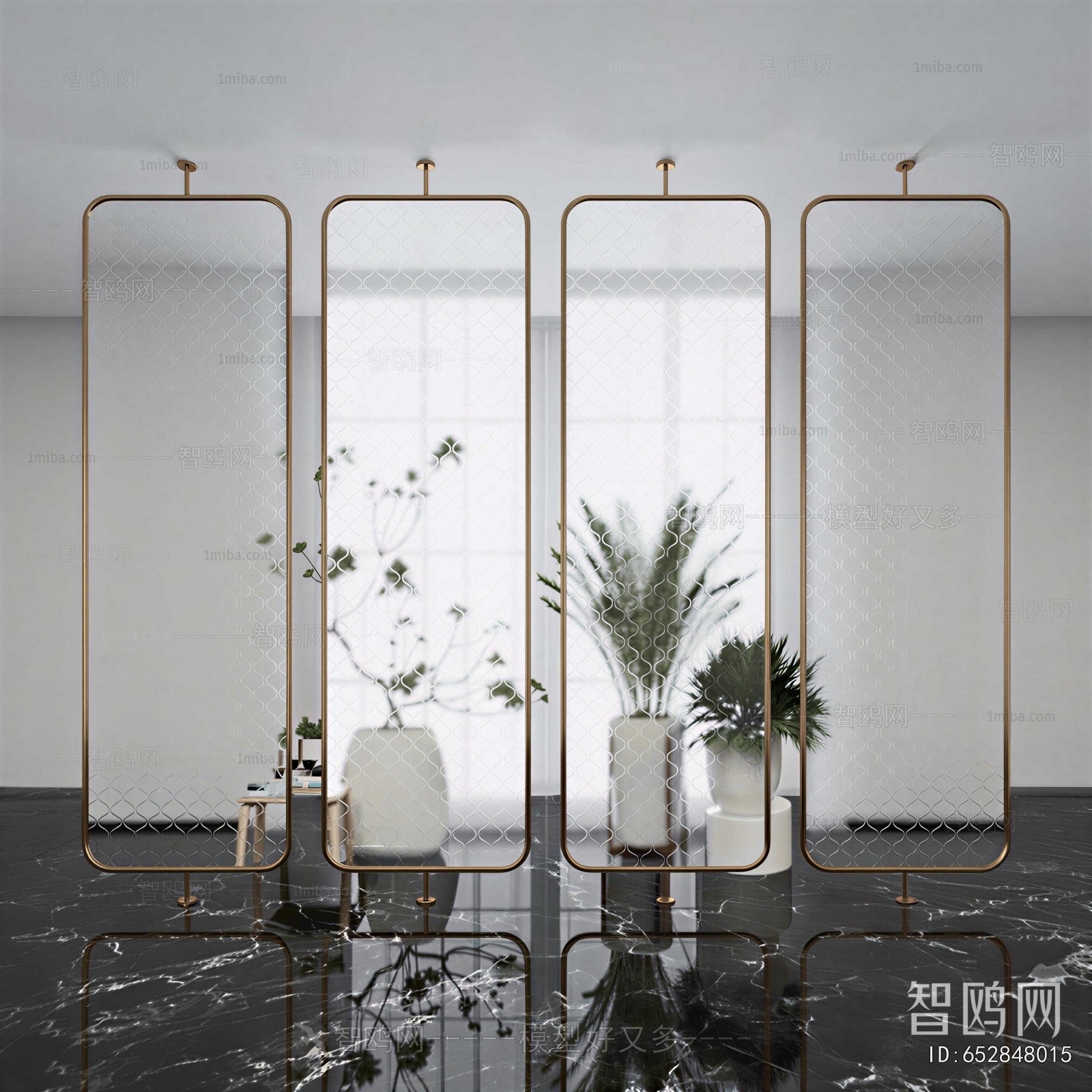 Modern Glass Screen Partition