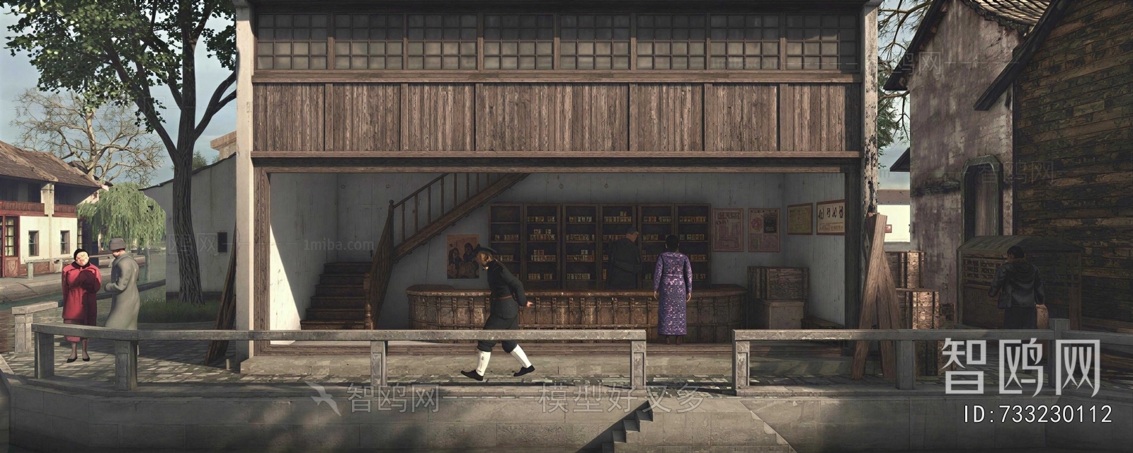New Chinese Style Commercial Street