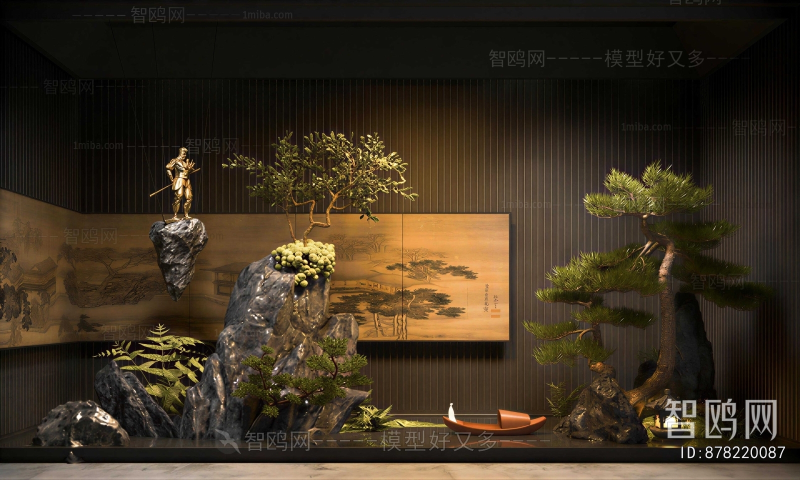 New Chinese Style Plant Landscaping