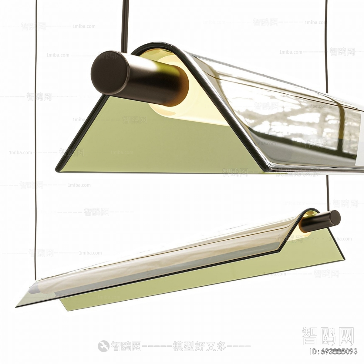 Modern Long Chandelier