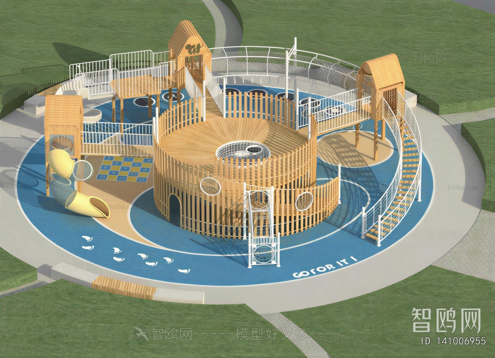 Modern Park Landscape