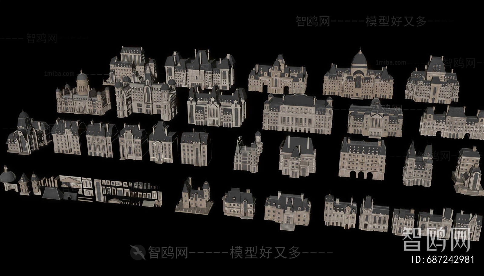 European Style Building Appearance