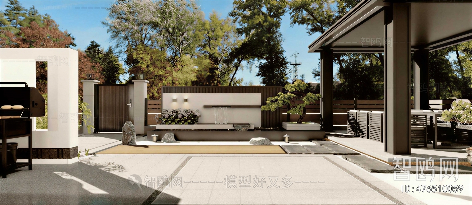 New Chinese Style Courtyard/landscape