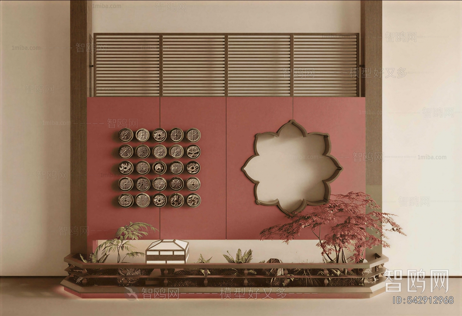 New Chinese Style Plant Landscaping