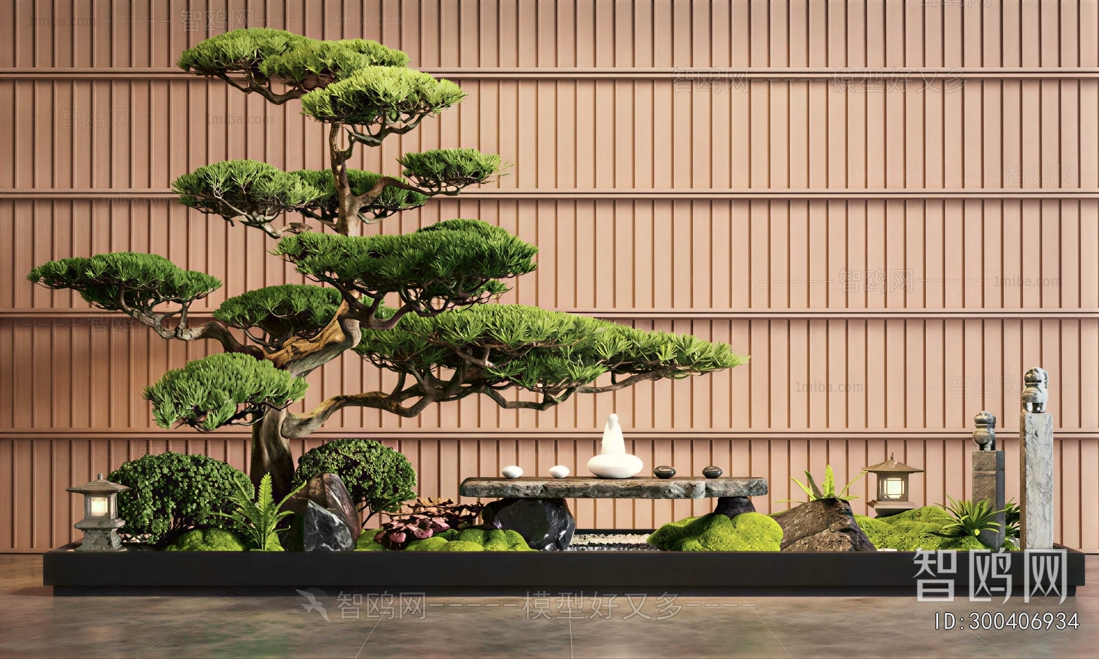 New Chinese Style Plant Landscaping