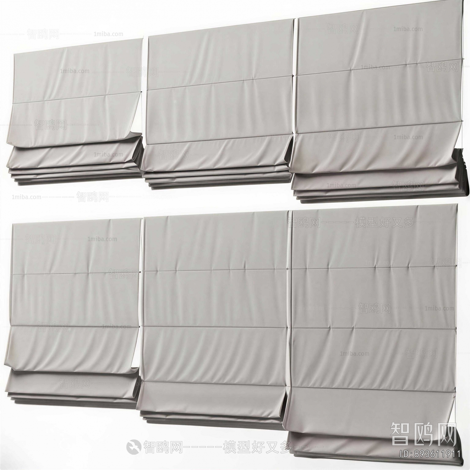 New Chinese Style Roman Curtain