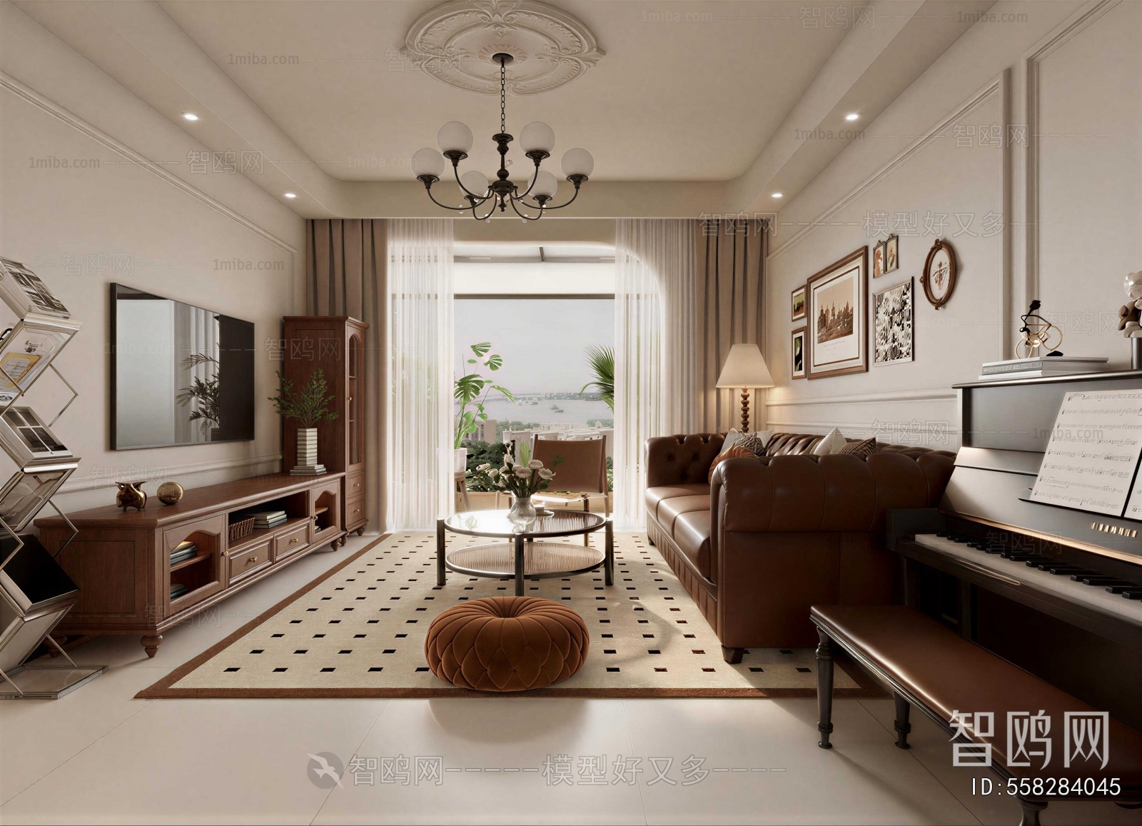American Style A Living Room