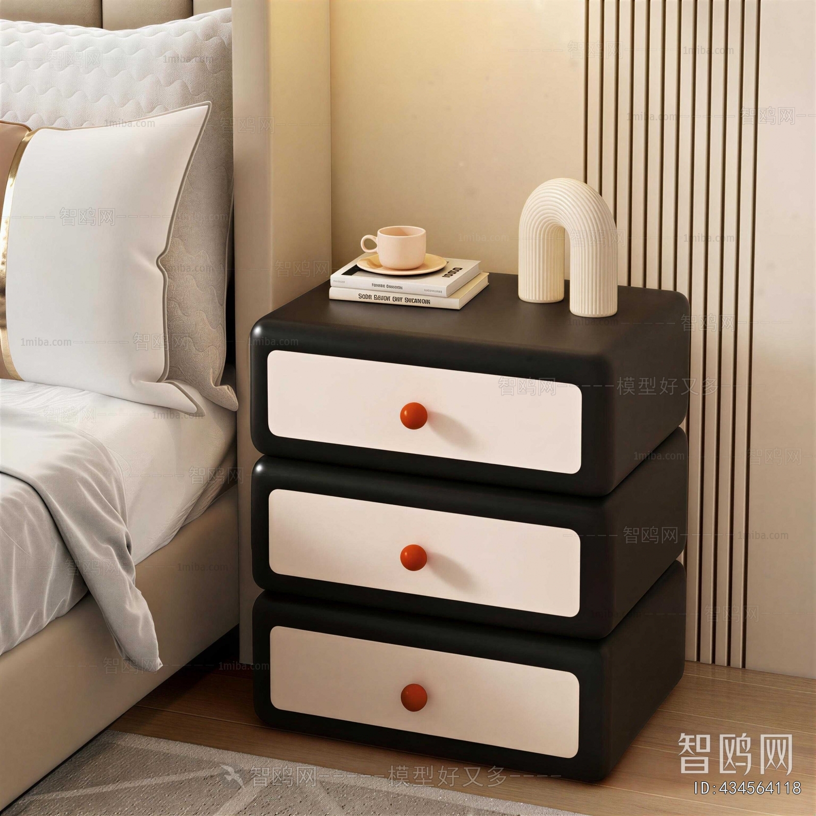 Modern Bedside Cupboard