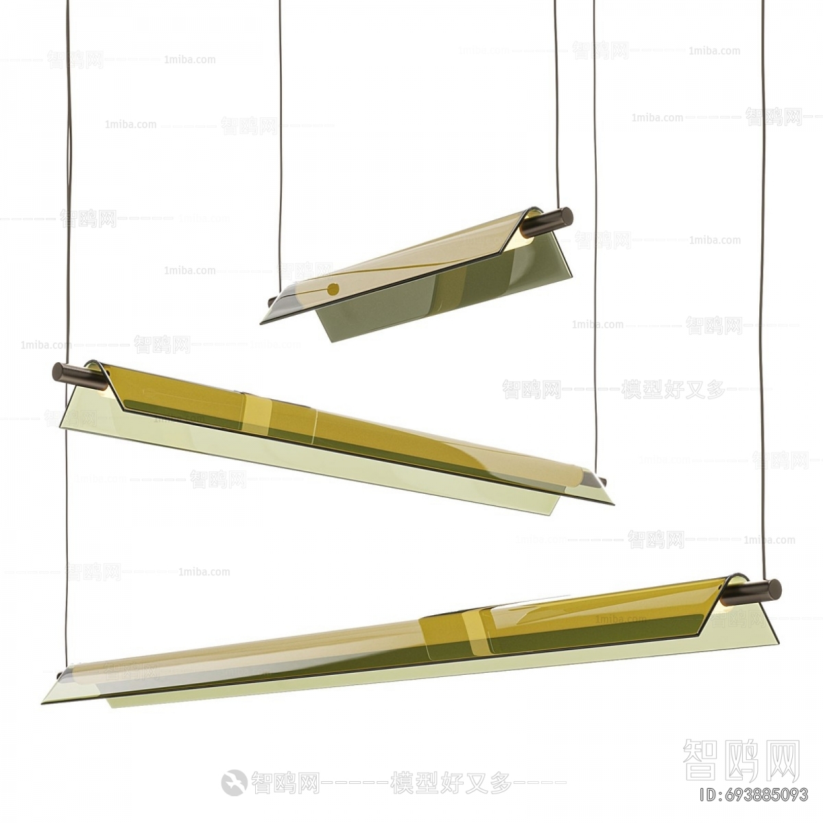 Modern Long Chandelier