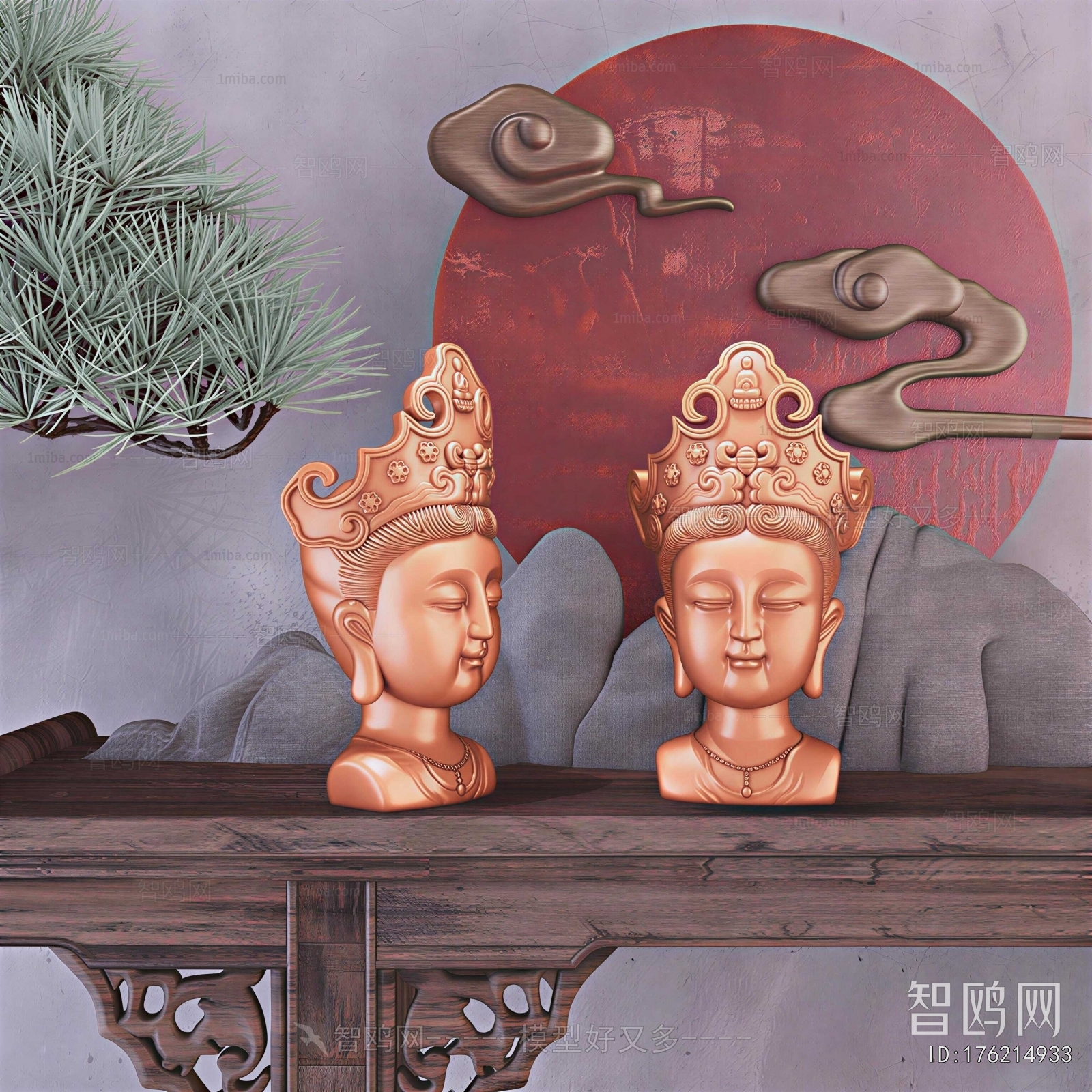 New Chinese Style Sculpture