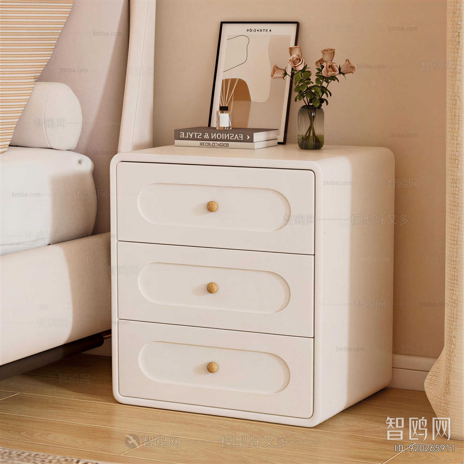 Modern Bedside Cupboard