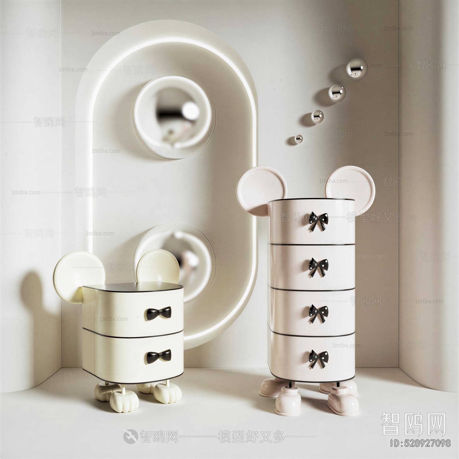 Modern Bedside Cupboard
