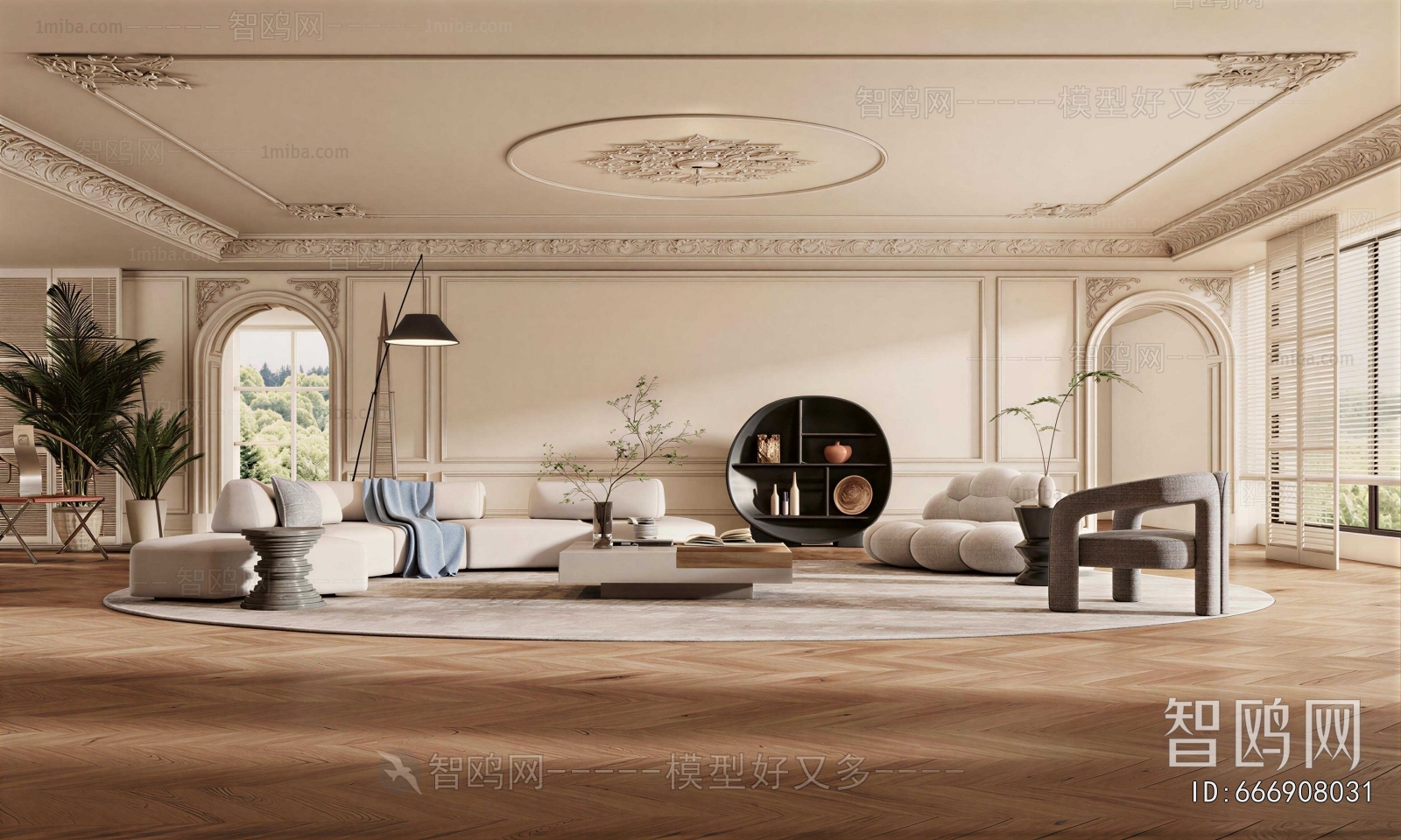 French Style A Living Room