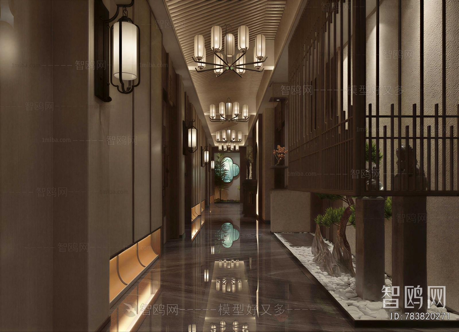 New Chinese Style Corridor