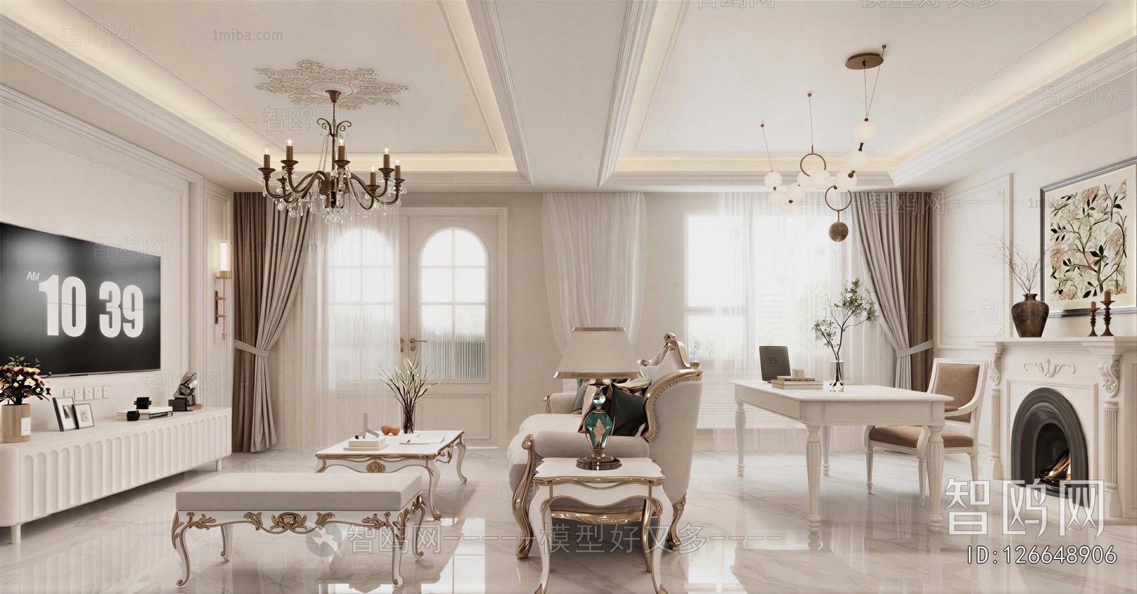 French Style A Living Room