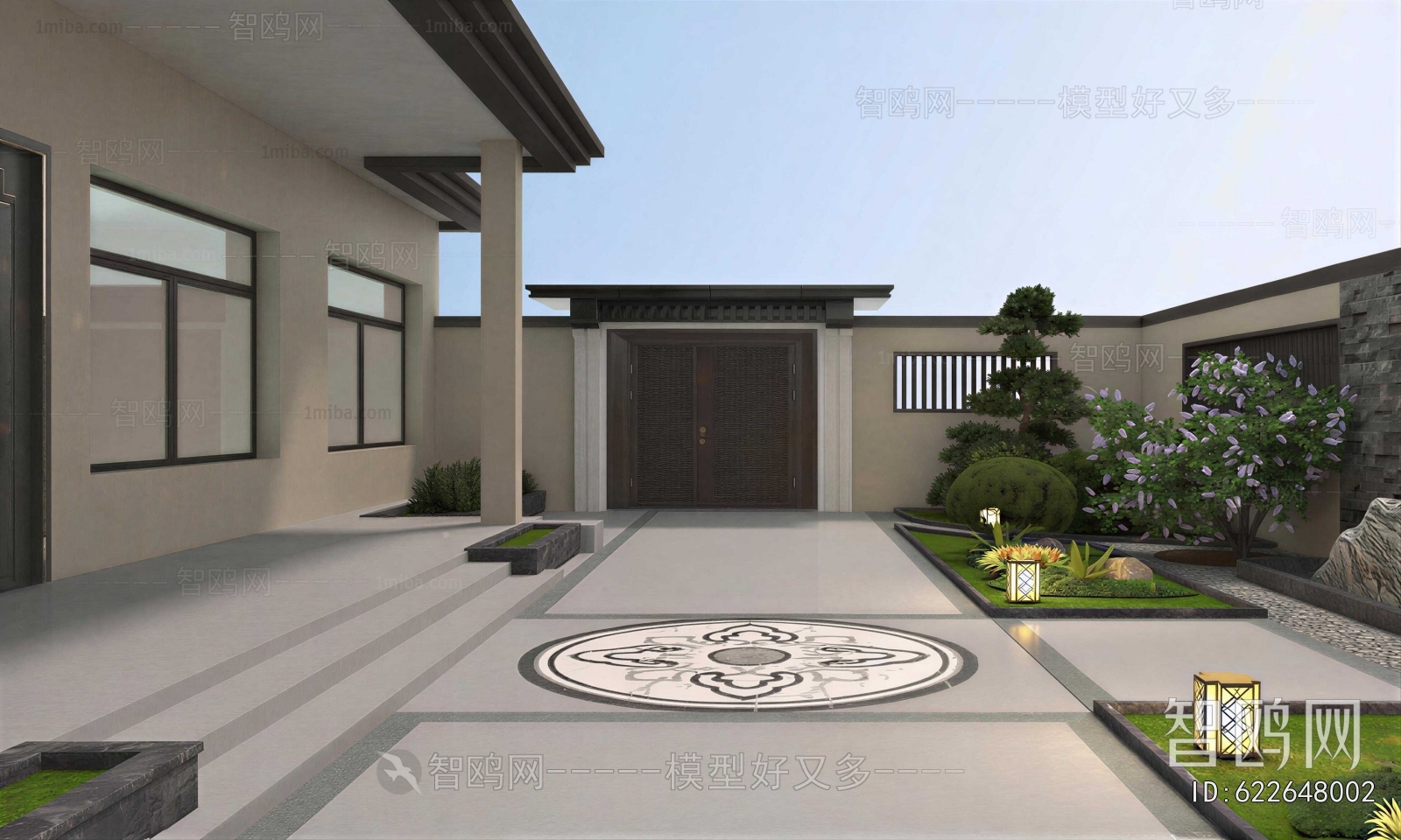 New Chinese Style Courtyard/landscape
