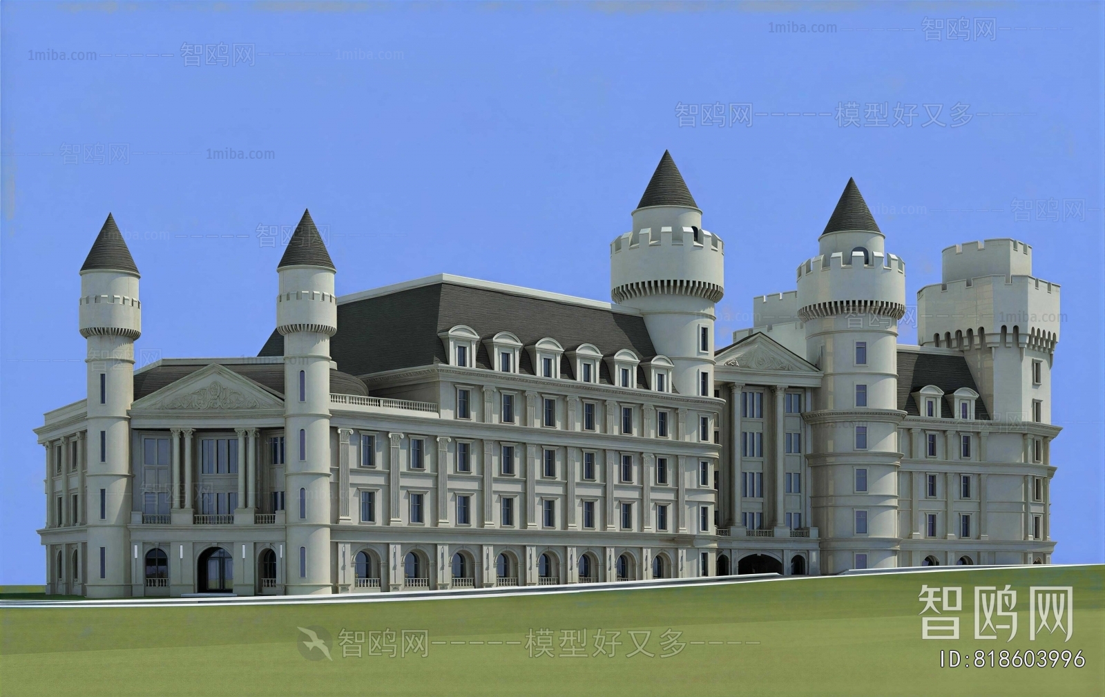 European Style Appearance Of Commercial Building