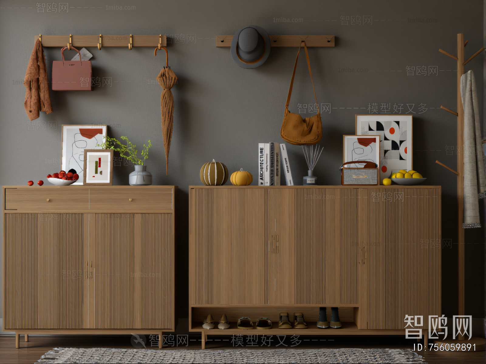 Modern Shoe Cabinet
