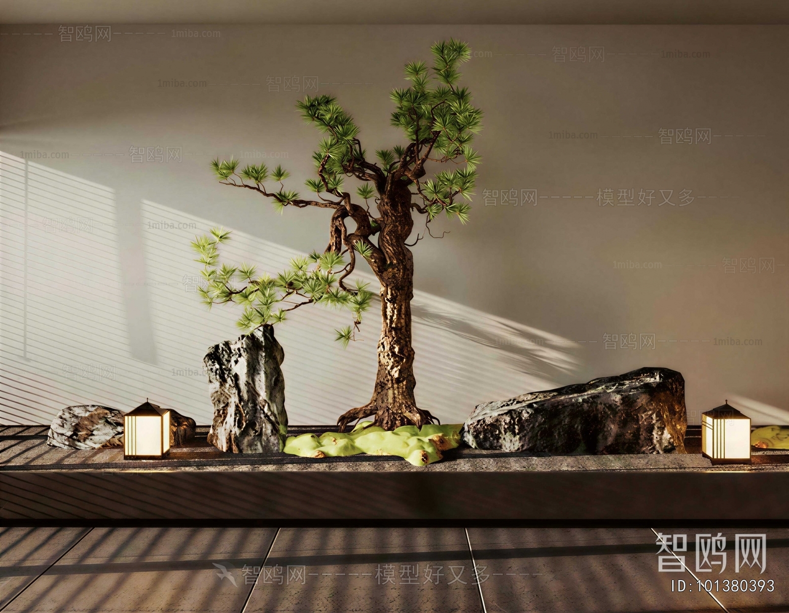 New Chinese Style Plant Landscaping