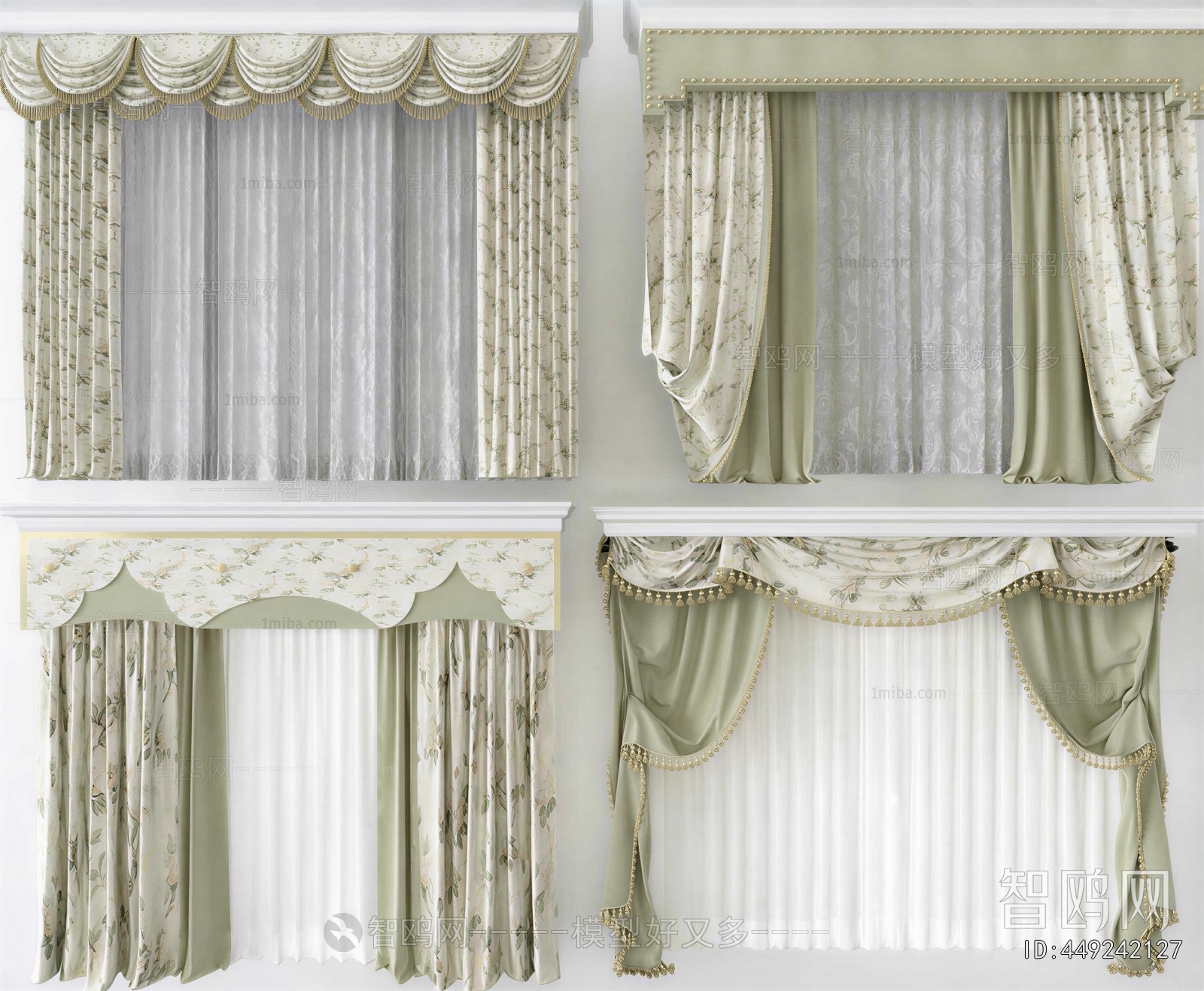 Simple European Style The Curtain