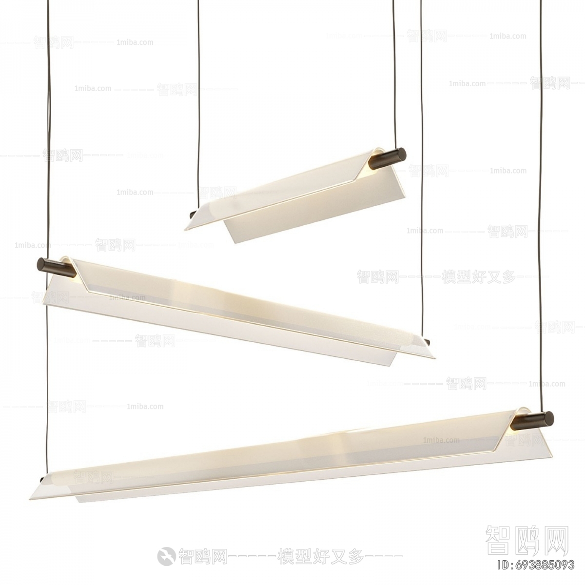 Modern Long Chandelier