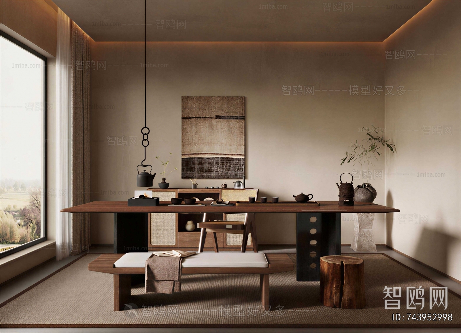 Wabi-sabi Style Tea House