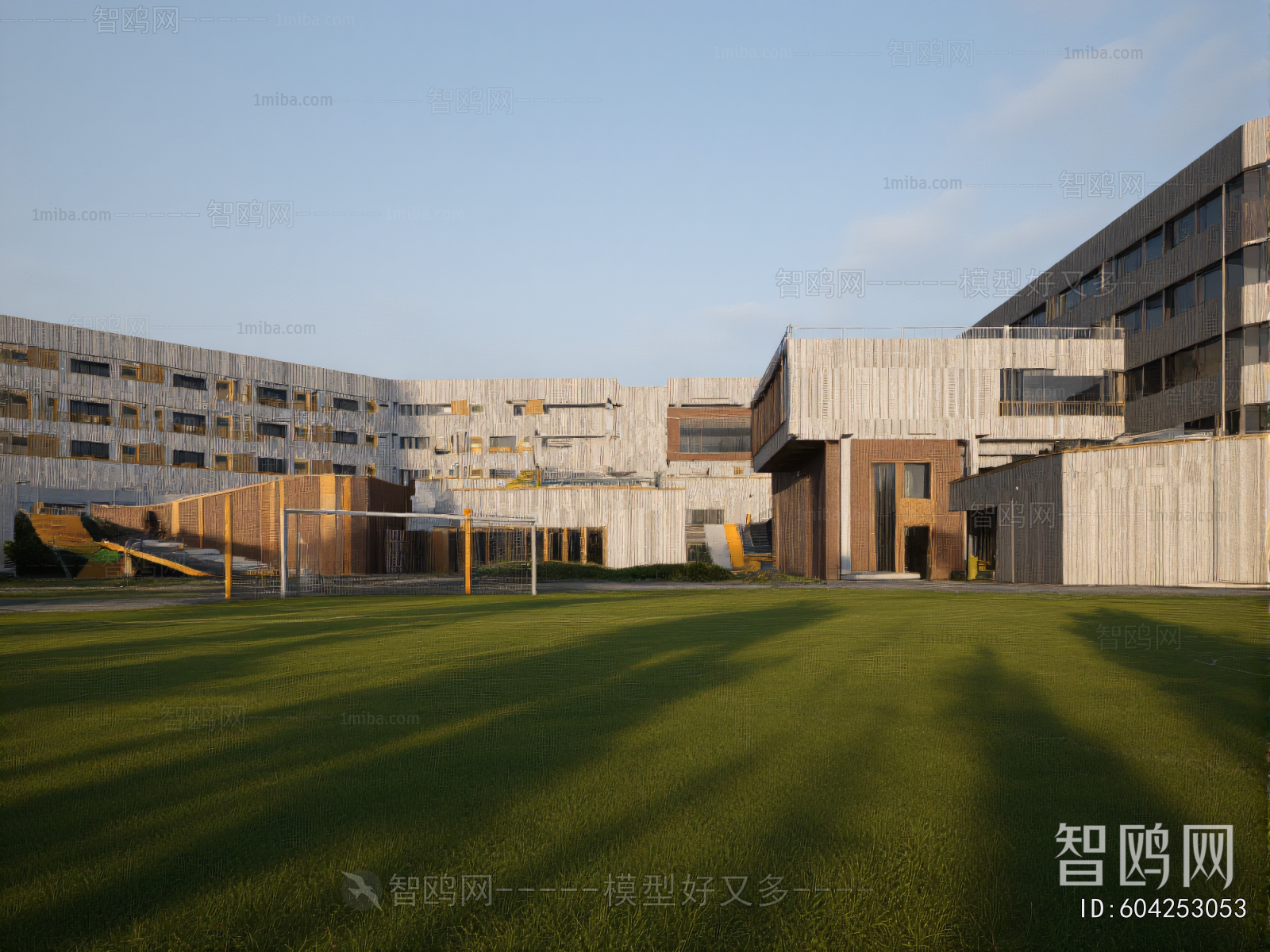 Modern School Building