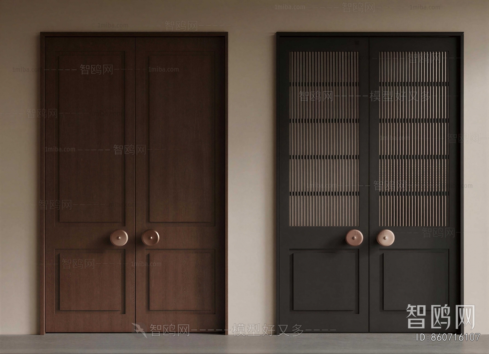Modern Double Door