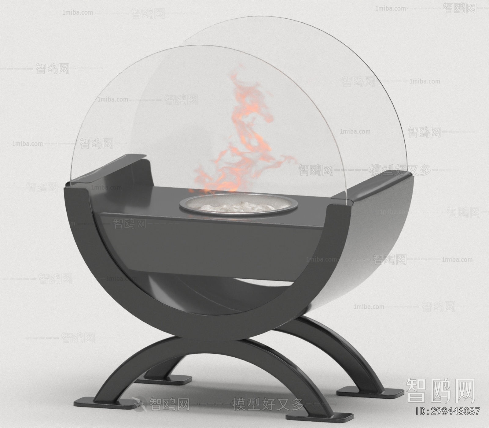 Modern Electronic Fireplace