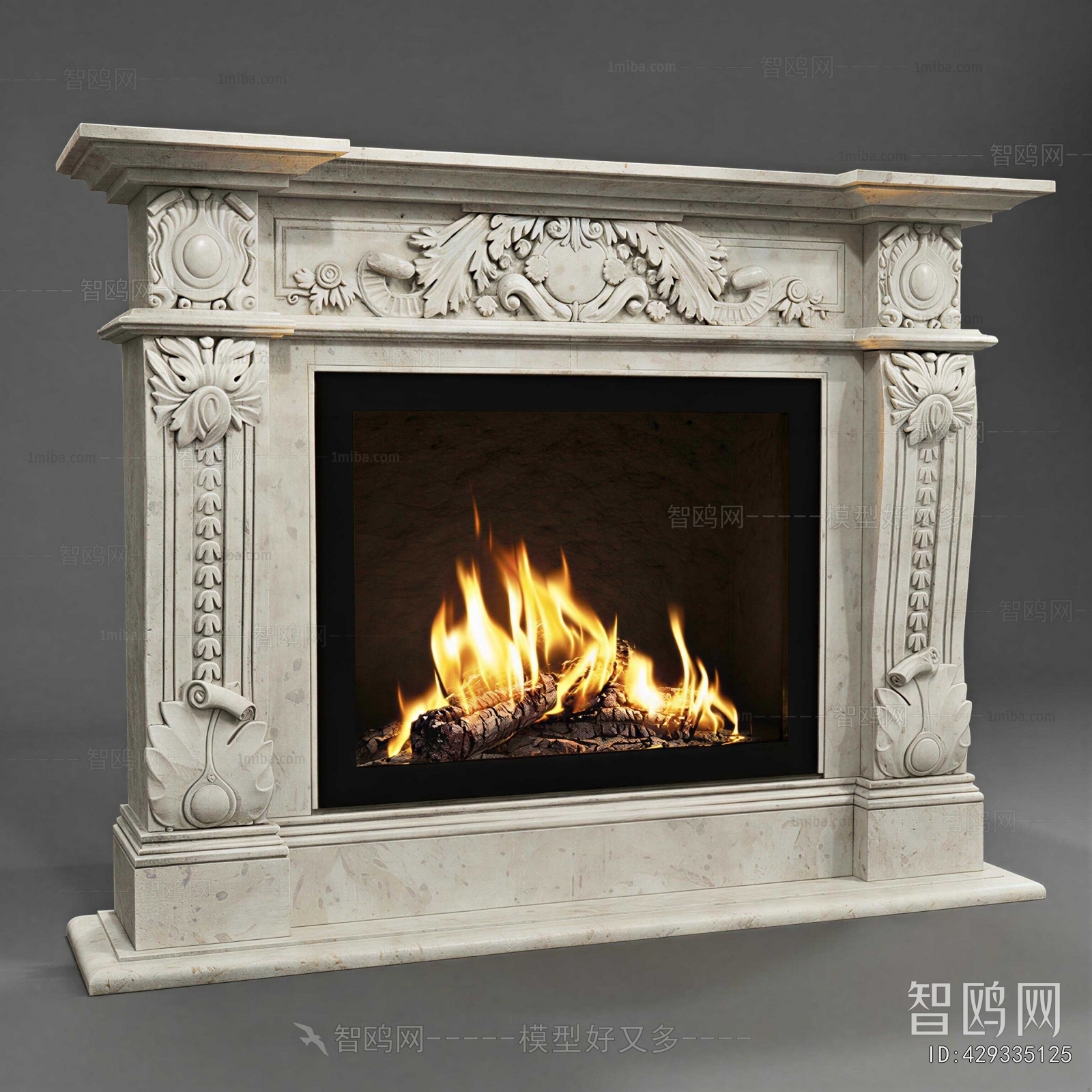 European Style Fireplace