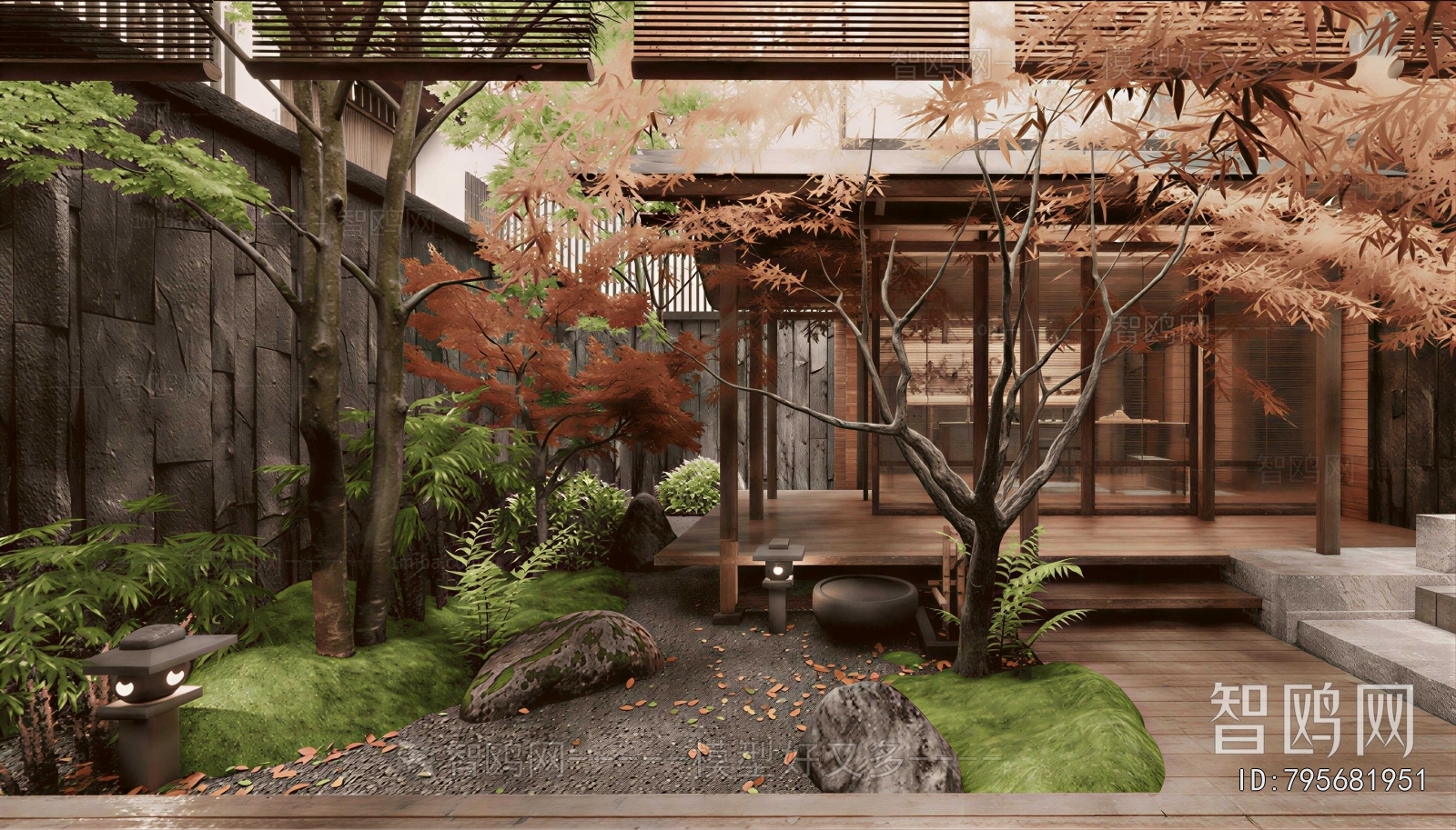 Modern Courtyard/landscape