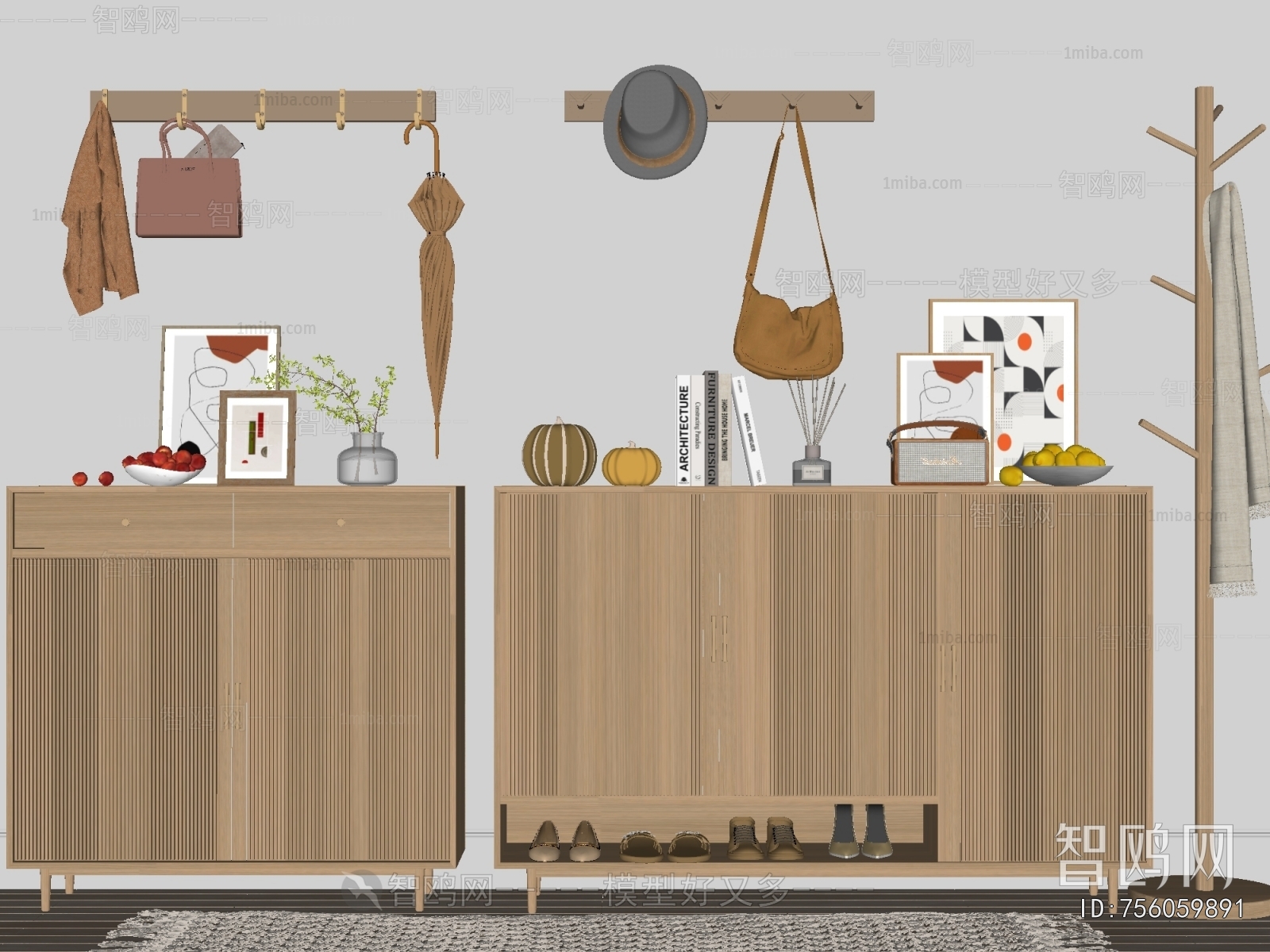 Modern Shoe Cabinet