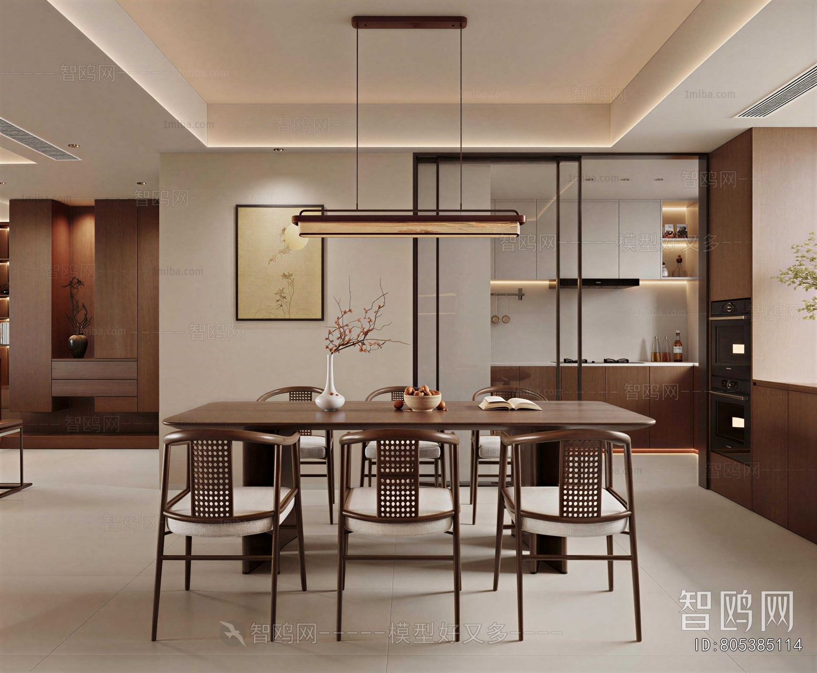 New Chinese Style Dining Room