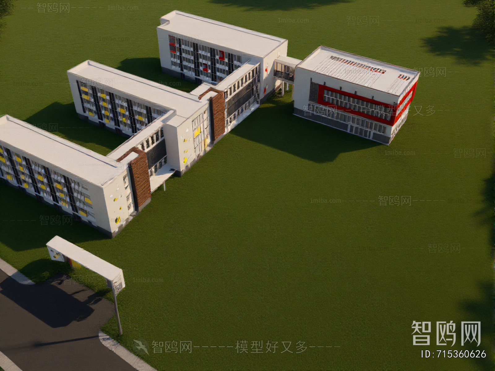 Modern School Building